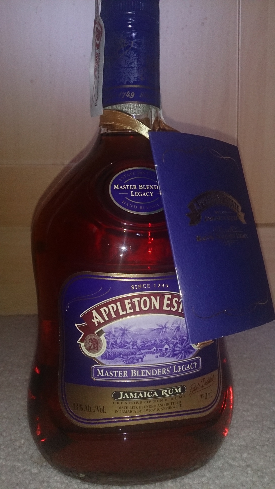 Appleton Master Blenders’ Legacy Rum (MBL) – RumShopBoy.com