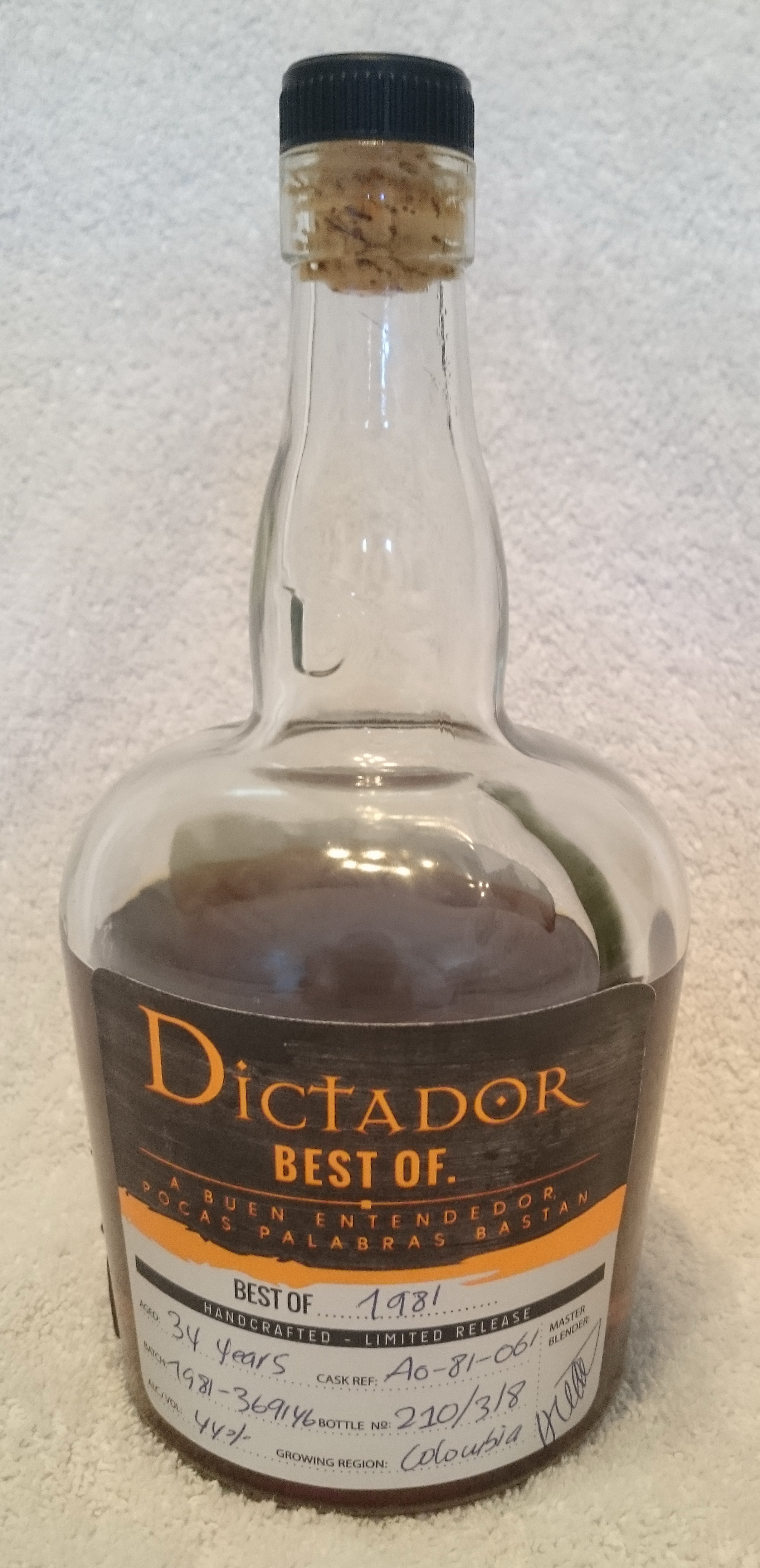 Dictador: Best Of…..1981 – RumShopBoy.com