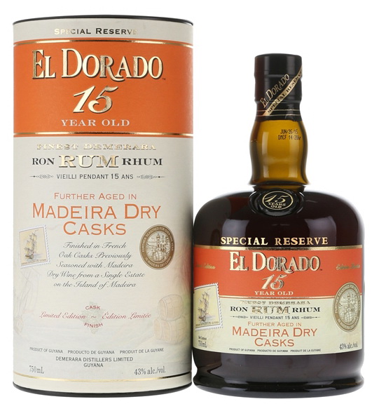 El Dorado: 15yo MADEIRA DRY&nbsp;Finish