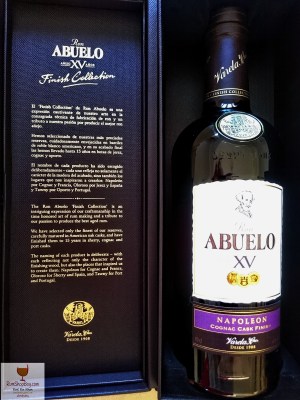 Ron Abuelo: XV Napoleon Cognac Cask Finish: Box &amp; Bottle