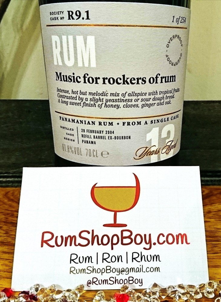 SMWS R9.1: "Music For Rockers of Rum": Label