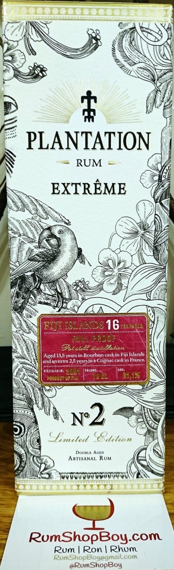 Plantation Extrême 2 Fiji 16 YO: Box