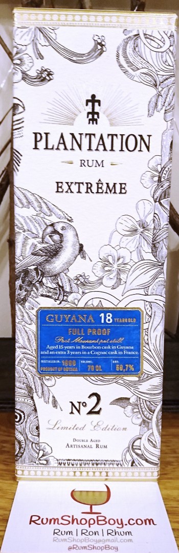 Plantation Extrême 2 Guyana 18 YO: Box