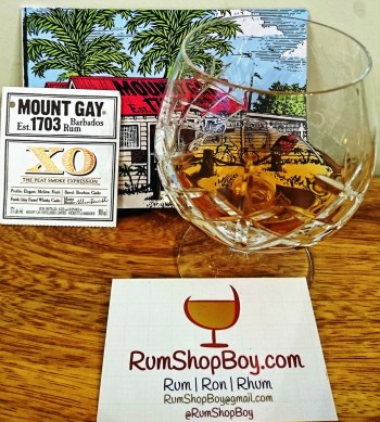Mount Gay XO Peat Smoke Expression: Glass
