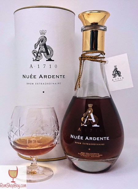 A1710 Nuée Ardente Box, Bottle and Glass
