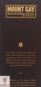 Mount Gay XO Triple Cask Blend Box