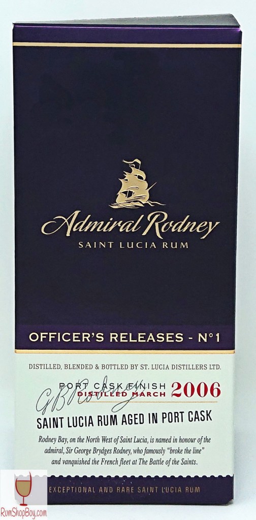 Admiral Rodney Port Cask Box