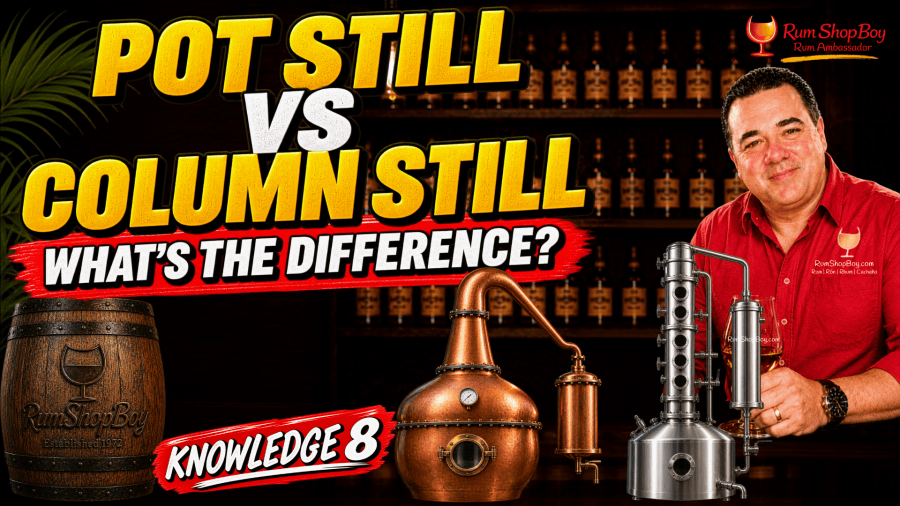 Pot still vs column still rum explained – Rum Knowledge #8 by RumShopBoy